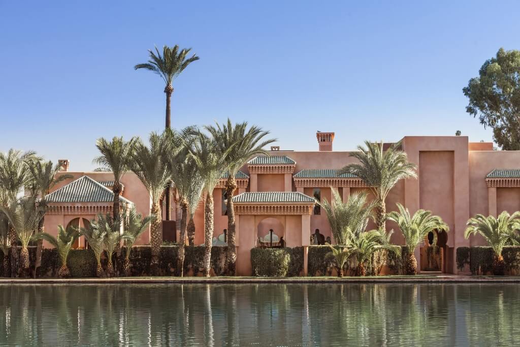 Luxury Pink Hotel in Morocco, Amanjena