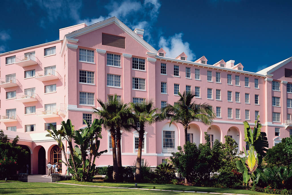 The Hamilton Princess Hotel Pink Luxury Hotel in Bermuda
