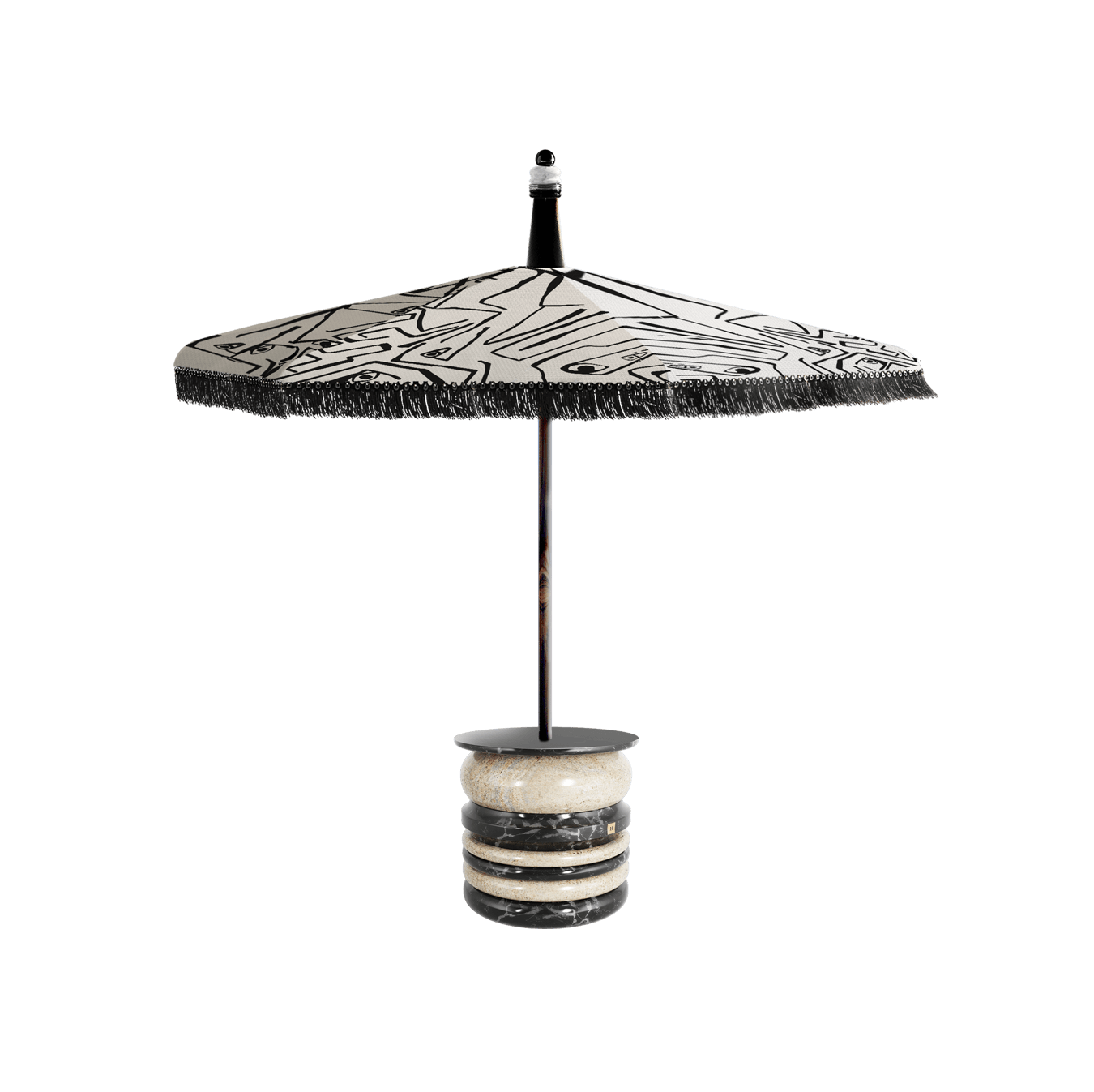 luxury parasol for contemporary garden sombrilla designs