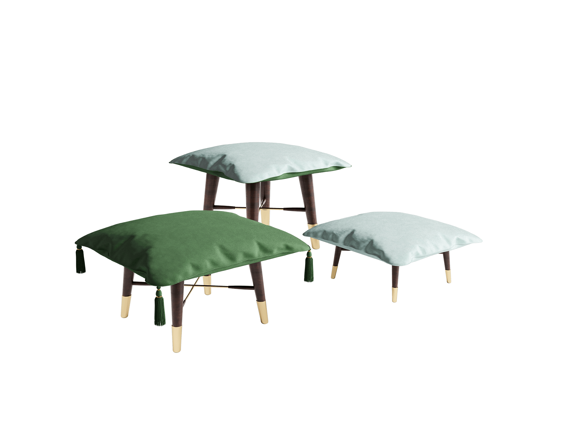 Bambi Stools Set for any home interior style.