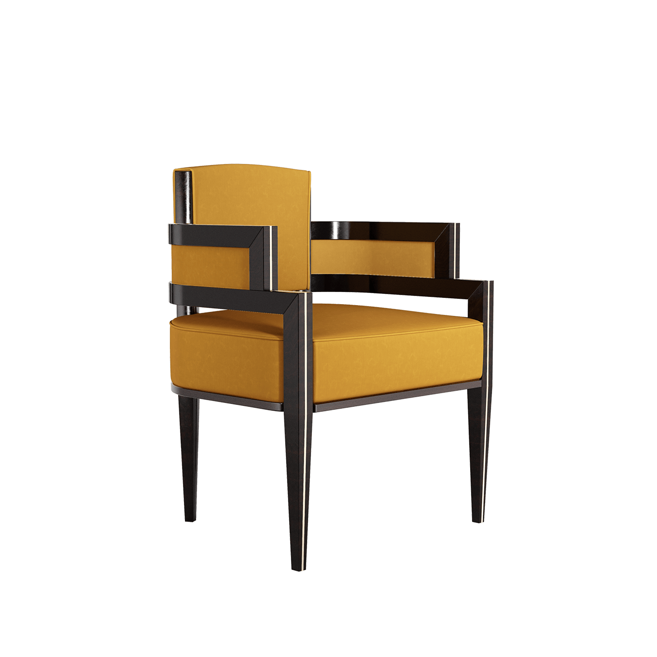 art deco style chair for contemporary dining room projects