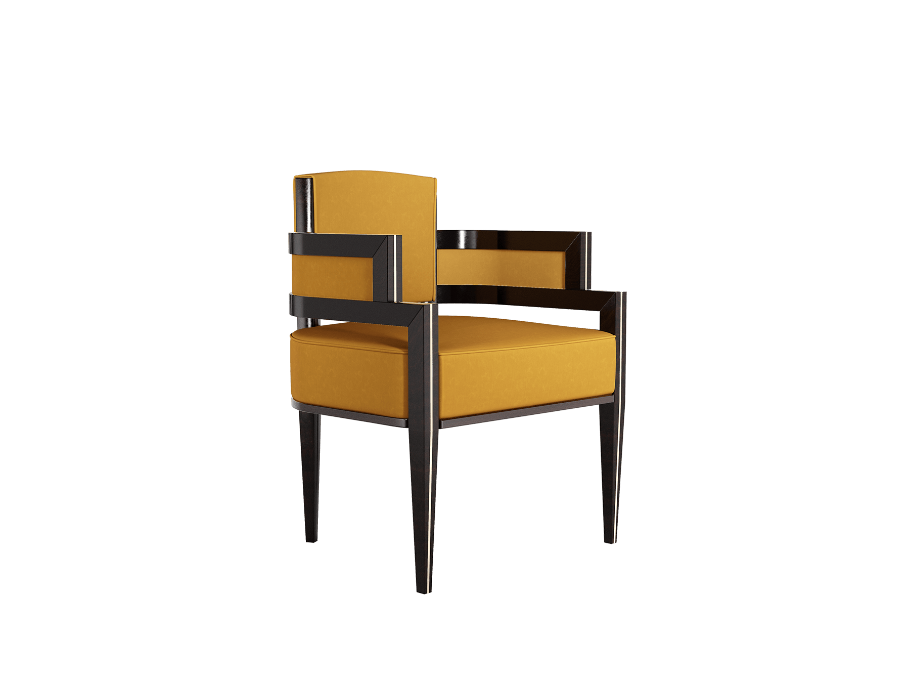 art deco style chair for contemporary dining room projects
