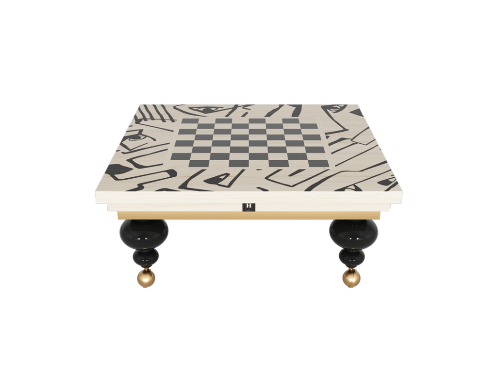 Chess Center Table is the perfect table to have in a game room