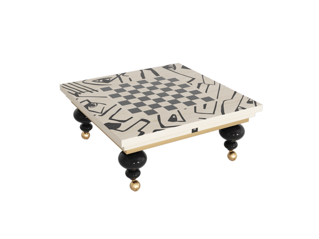 Chess Center Table is the perfect table to have in a game room