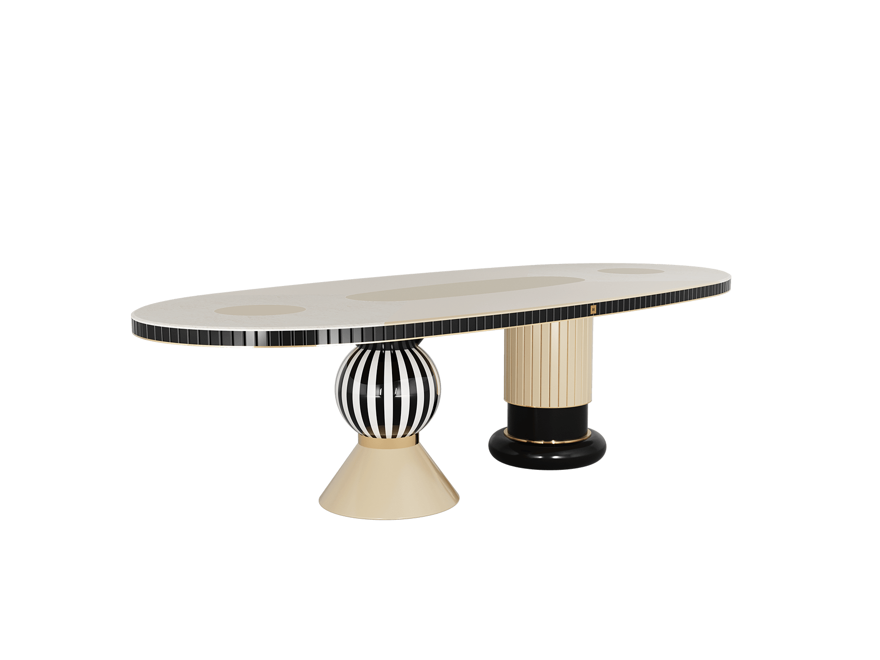Fuschia dining table for high-end dining room project