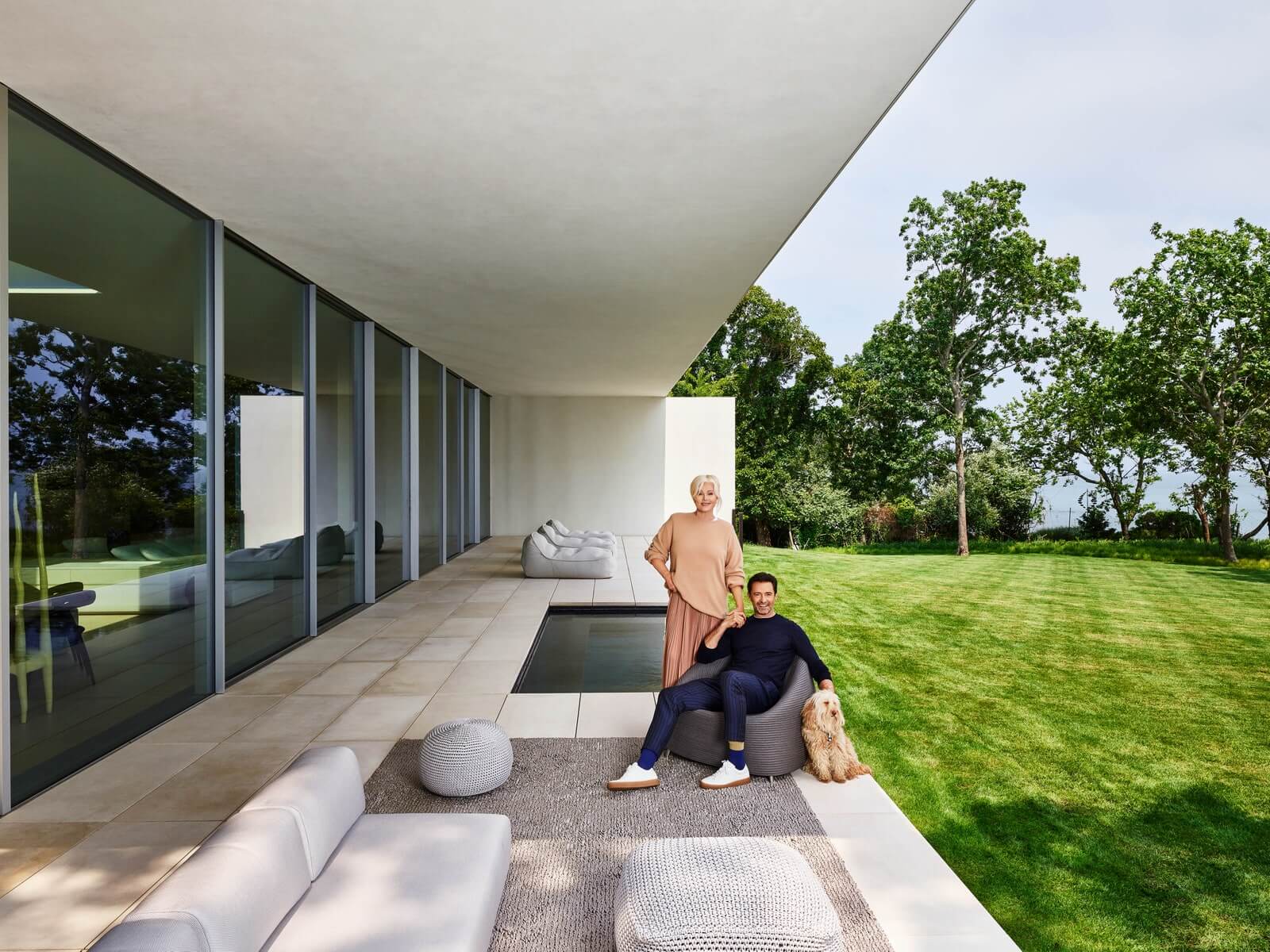 Hugh Jackman and Deborra-Lee Furness Family Home in East Hampton