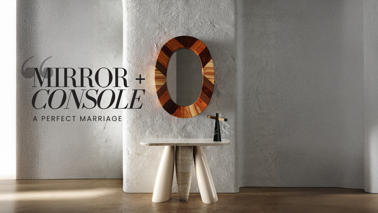 5 Console and Mirror Duos That Define Bold Interiors