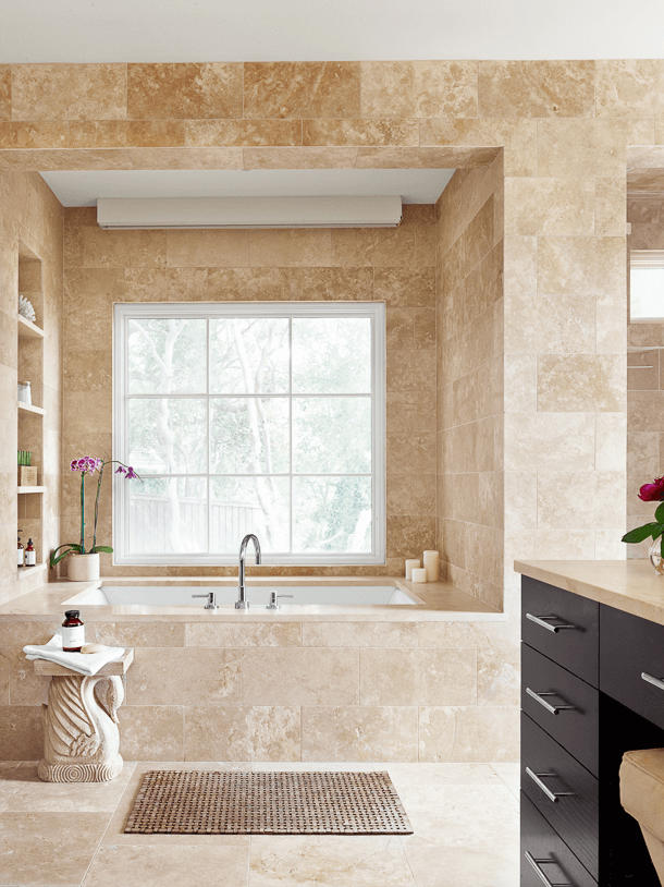 Travertine stone