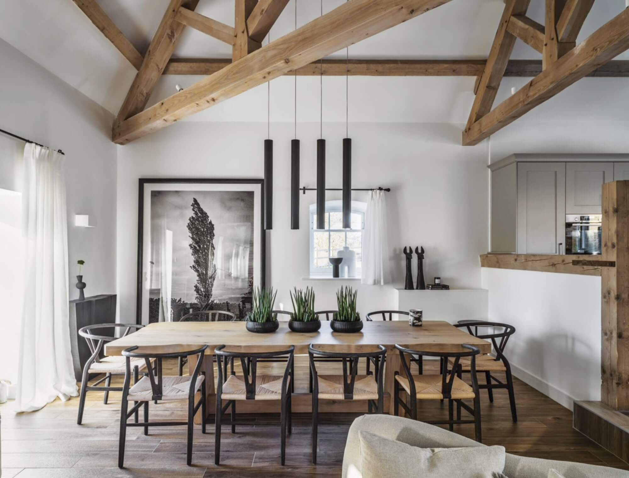 Kelly Hoppen designs her new home - a barn in the British countryside