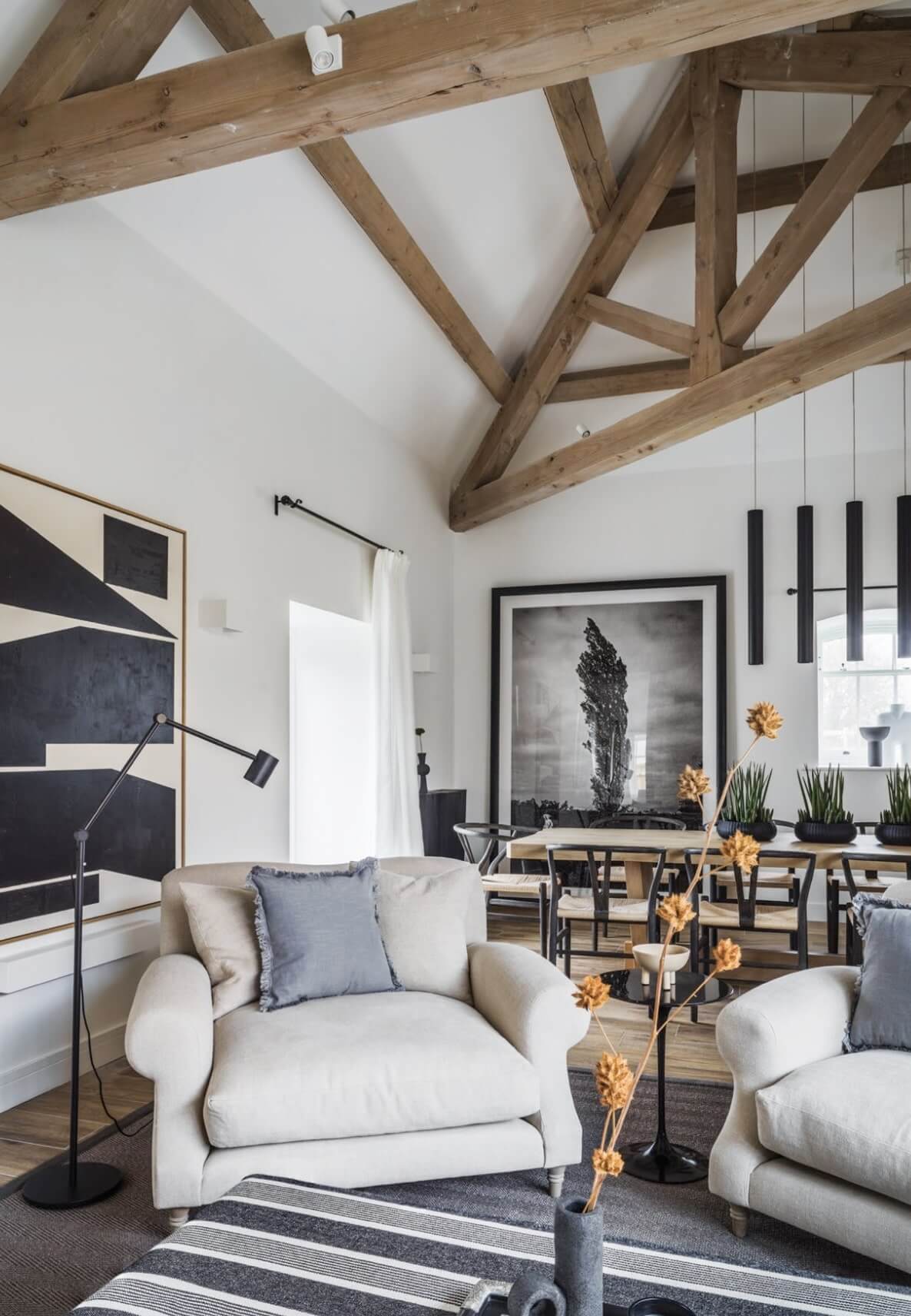 Kelly Hoppen designs her new home - a barn in the British countryside