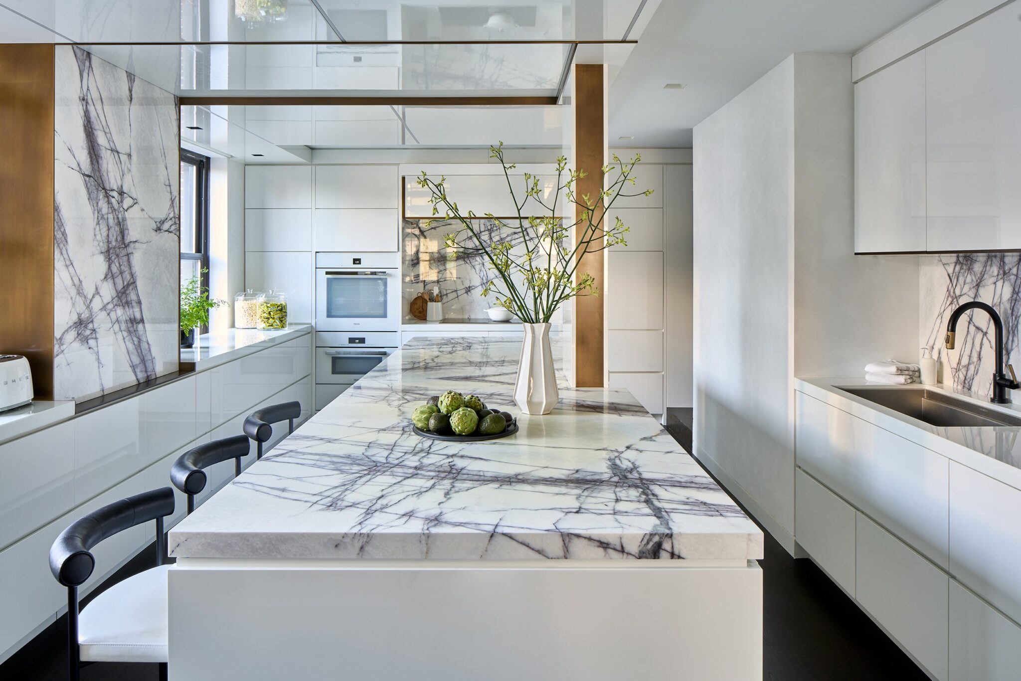 Modern Eclectic Interior Design at the Park Avenue Apartment, kitchen