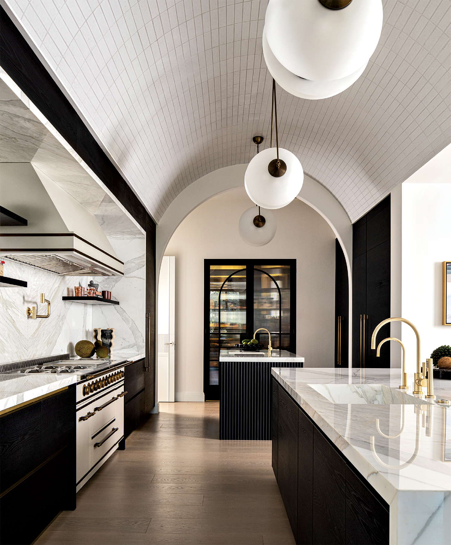 Explore Modern Miami: A Stunning Fusion of Old and New Design, kitchen in black and white