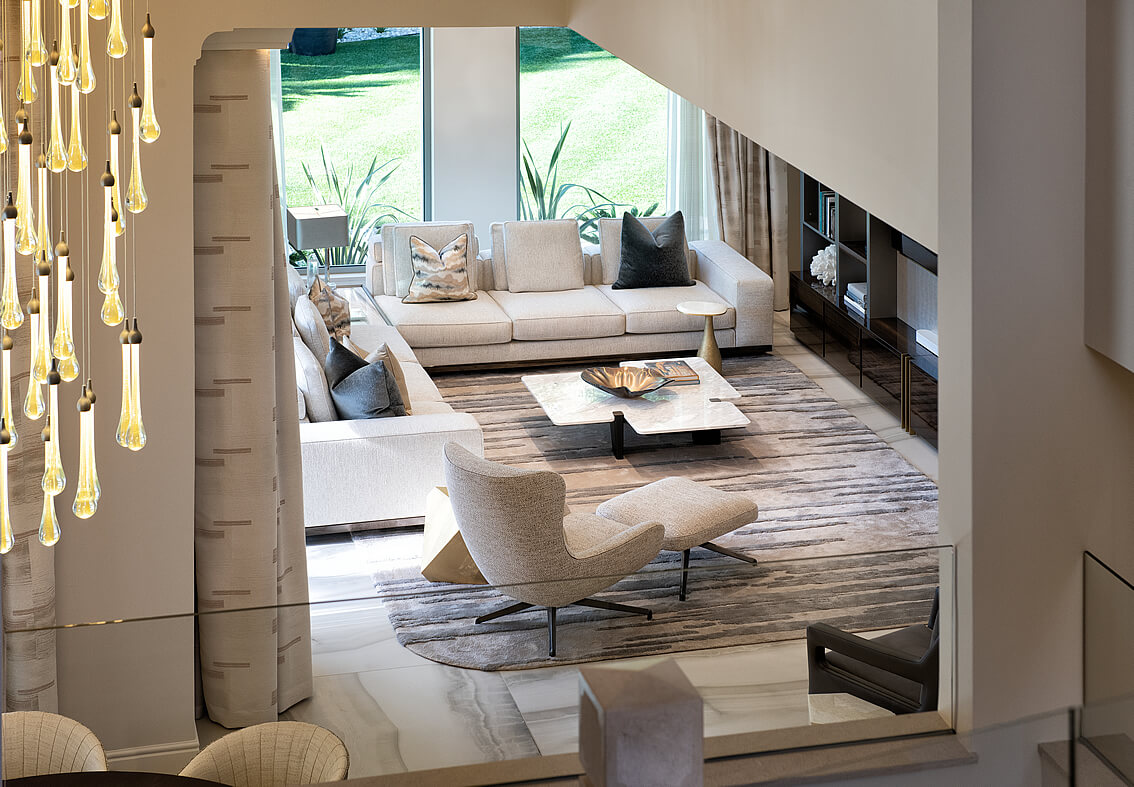 Kris Turnbull's holiday home interior design project at Quinta do Lago