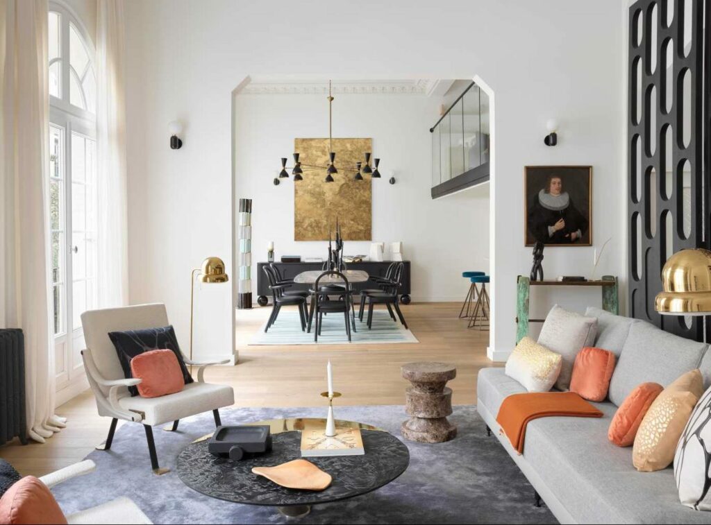 A Contemporary Apartment In Paris Full Of Charm Designed By Le Berre Vevaud