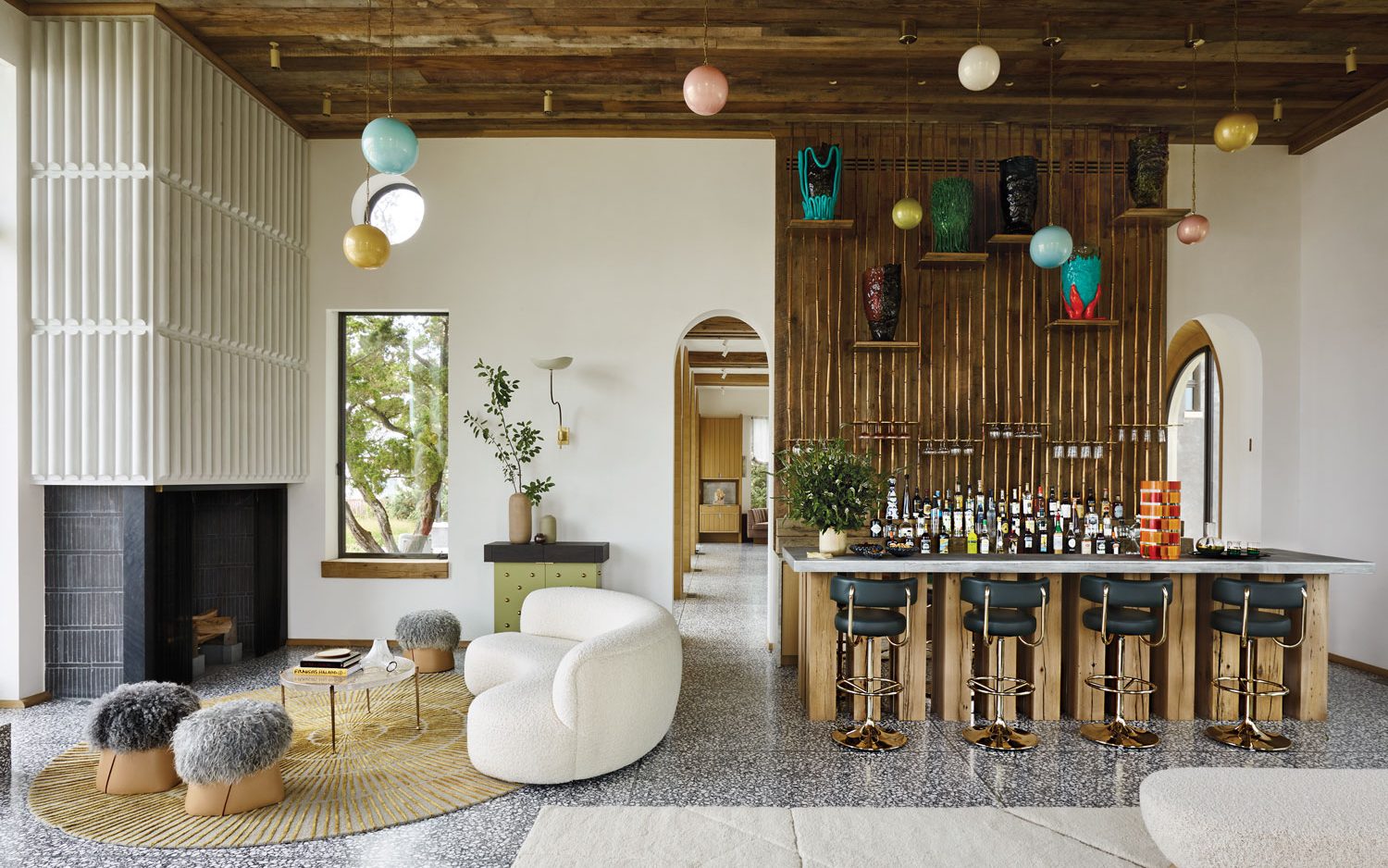 Contemporary design living room