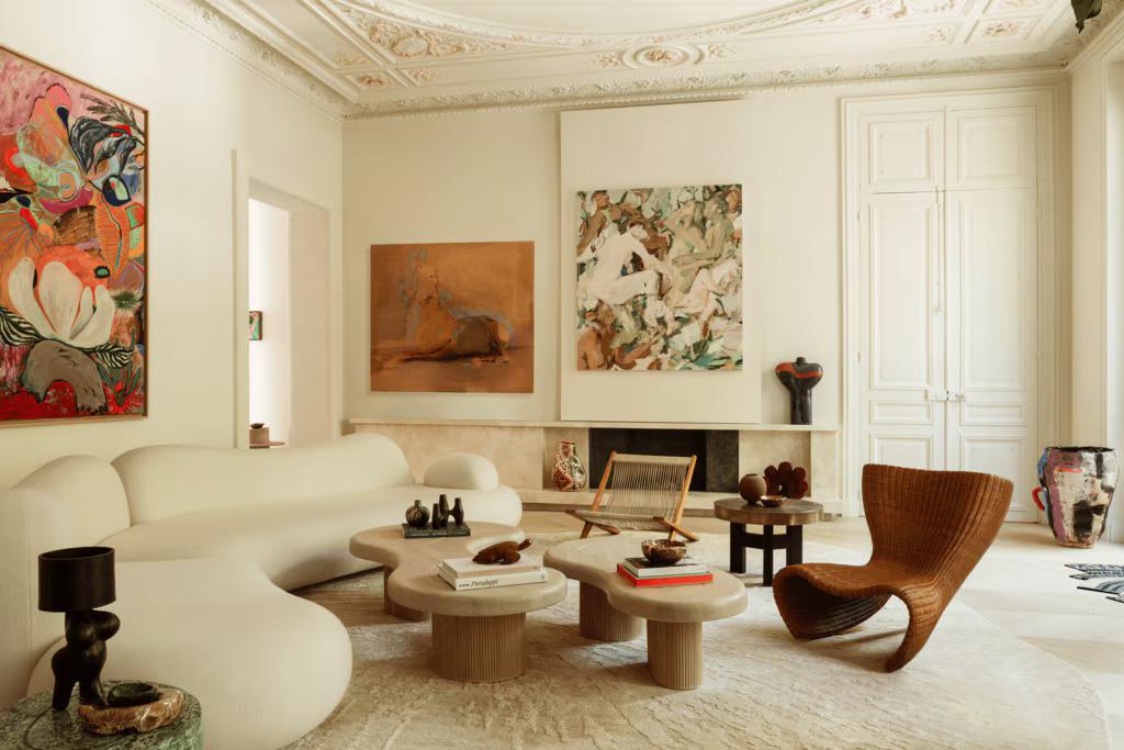 Experience Paris Decor: Luxury, Sculptural Design, and Timeless Style, living room