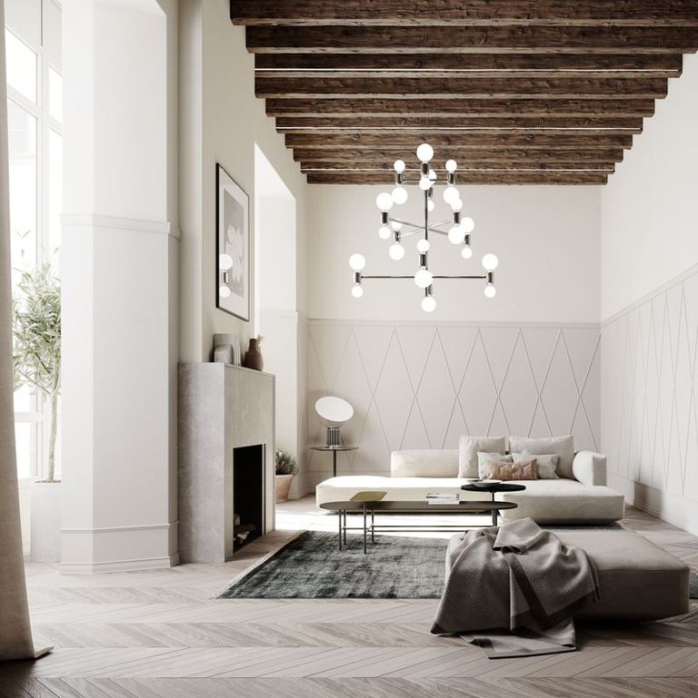 minimal living room decor by Whyte Lilja, a Stockholm-based design firm
