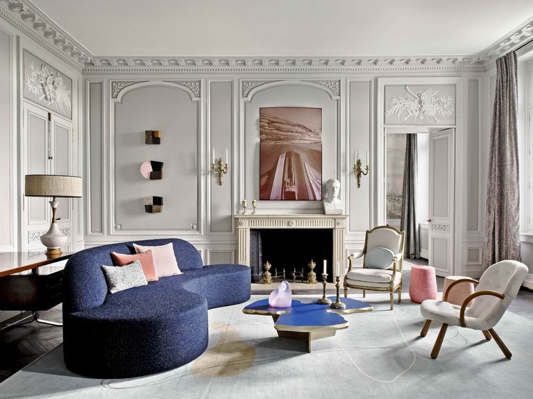 Mesmerizing redesign of 18th-century Parisian luxury apartment - Living Room