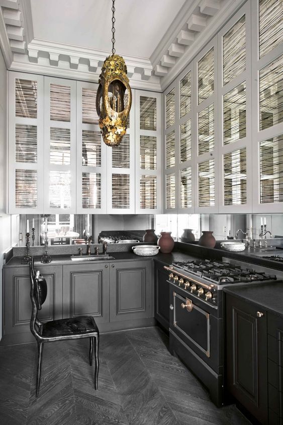 Mesmerizing redesign of 18th-century Parisian luxury apartment - Kitchen