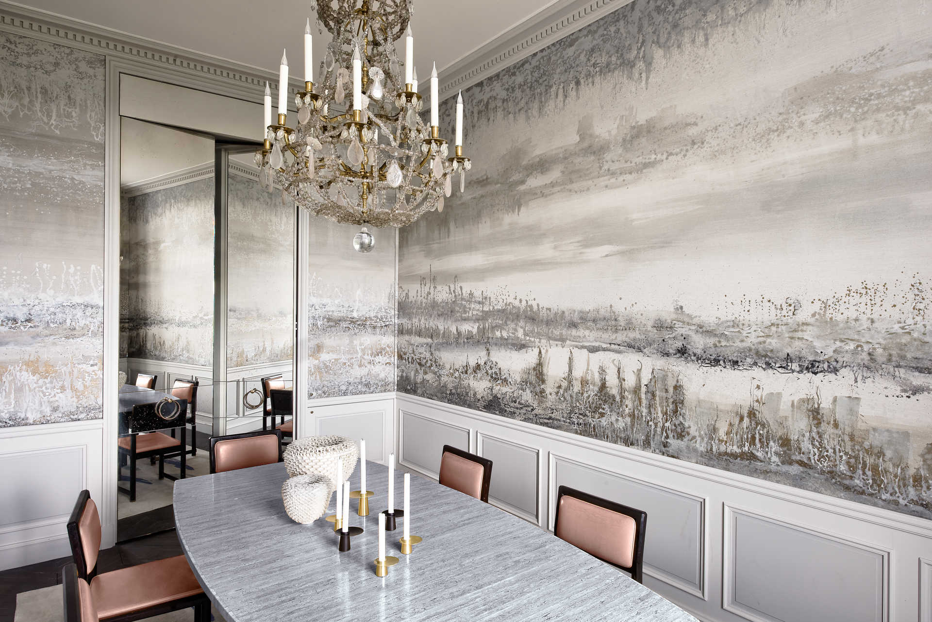 Mesmerizing redesign of 18th-century Parisian luxury apartment - Dining Room