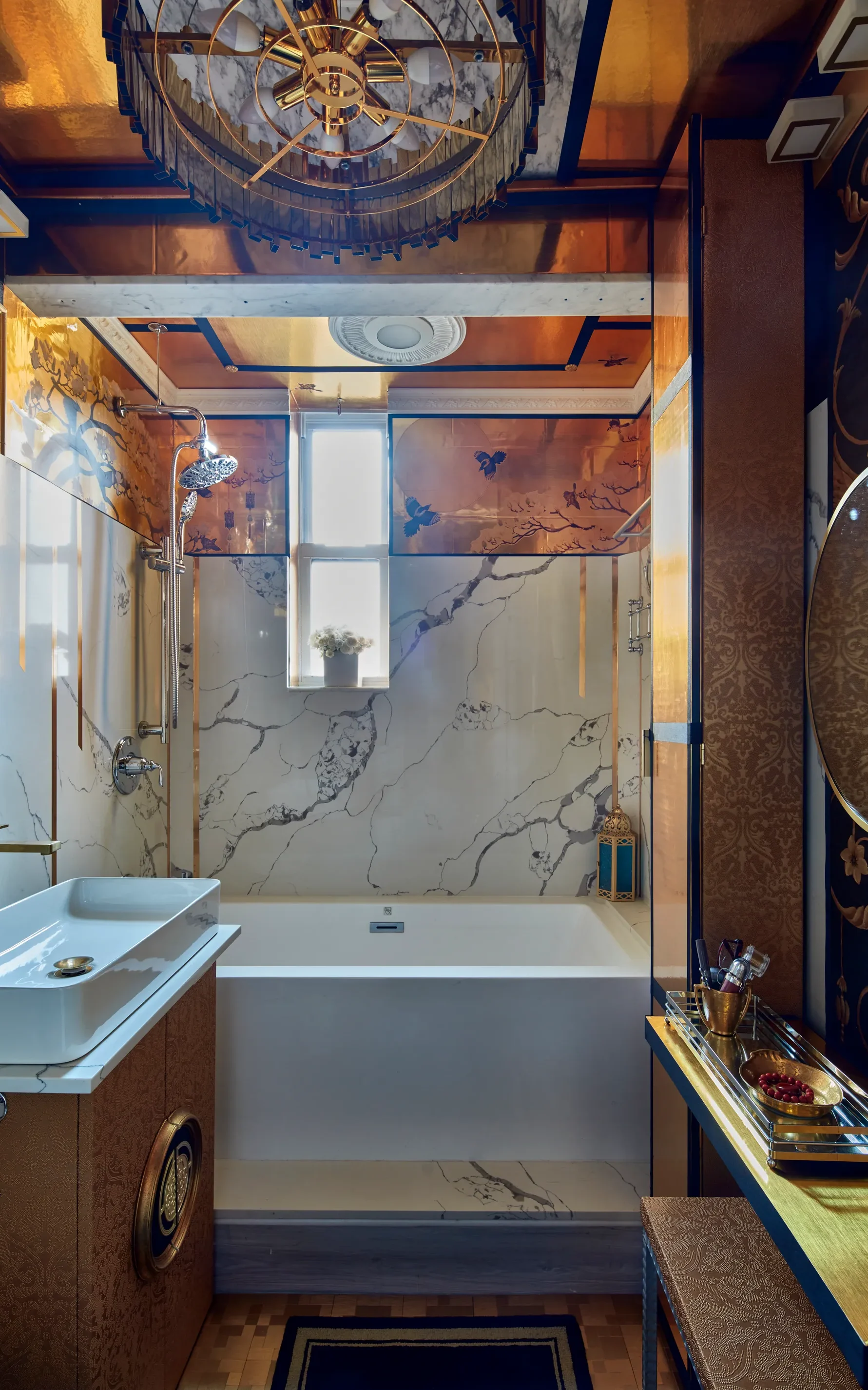 Art Deco Apartment in NYC, Michael Imperioli
