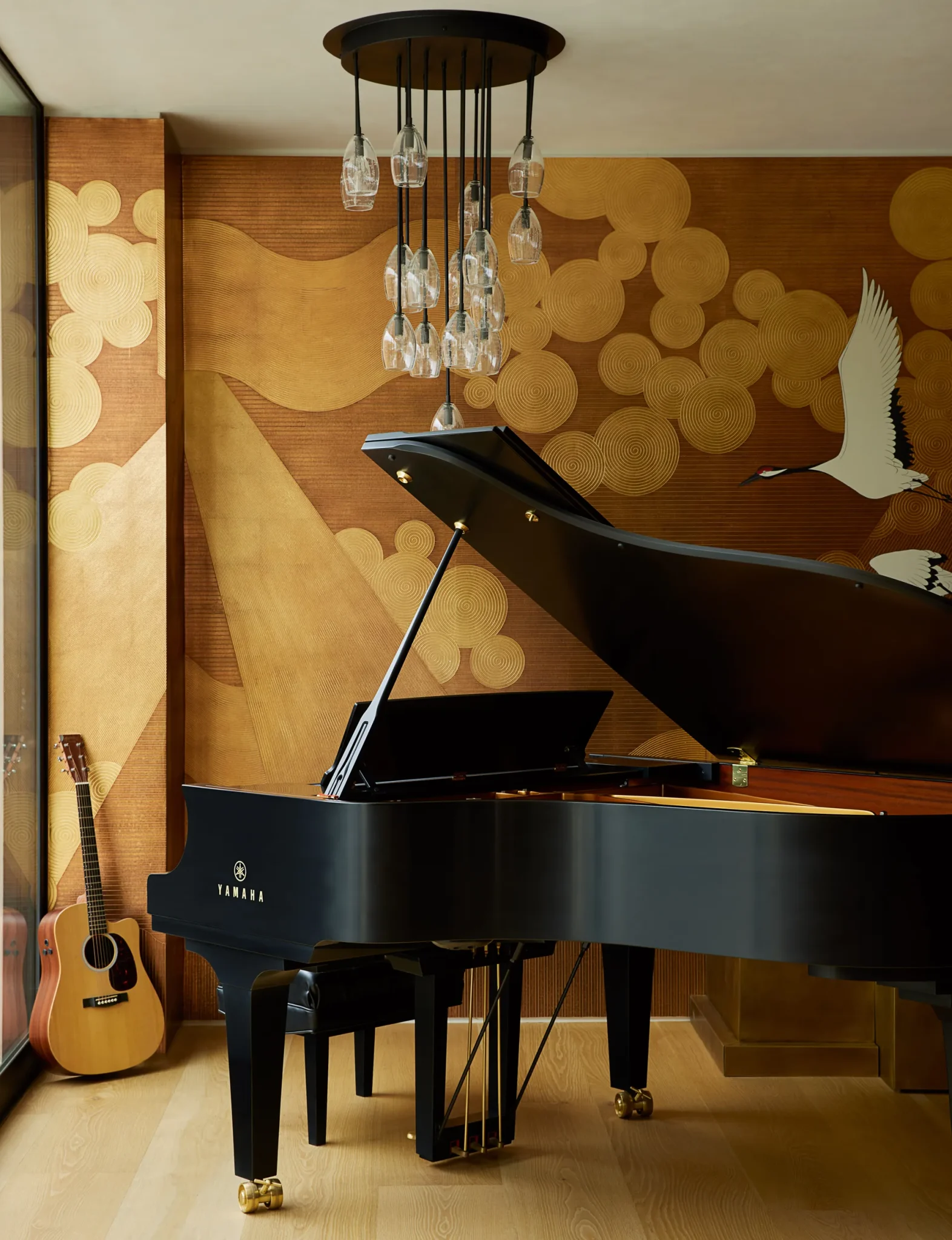 lounge and music room with John piano 