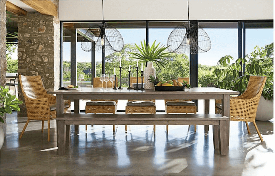 Rattan Furniture Dining 5 