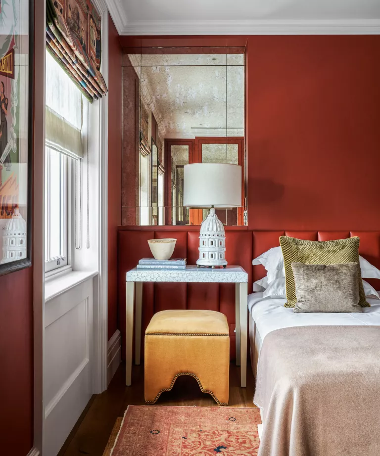 Get To Know The Best Bedroom Colors For 2024   Red Tone Bedroom.webp