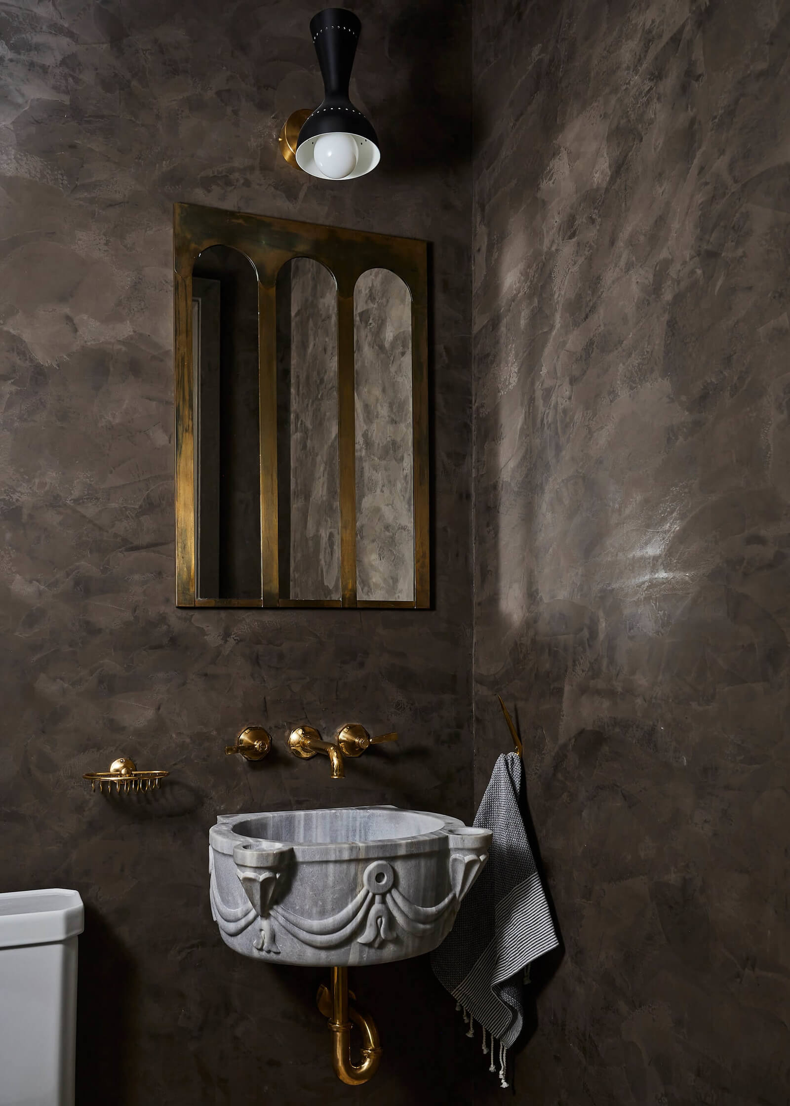 European Design powder room