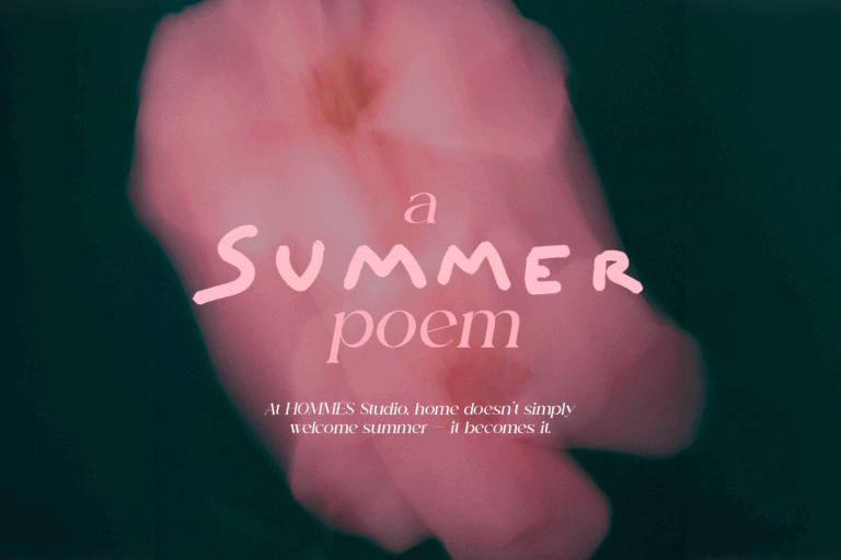 A Summer Home Poem: Bringing the Warmth of the Season Indoors