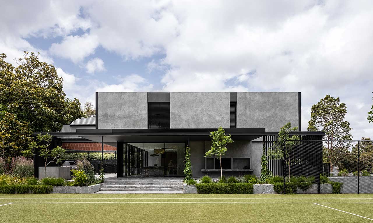 A modern hideaway house in Melbourne