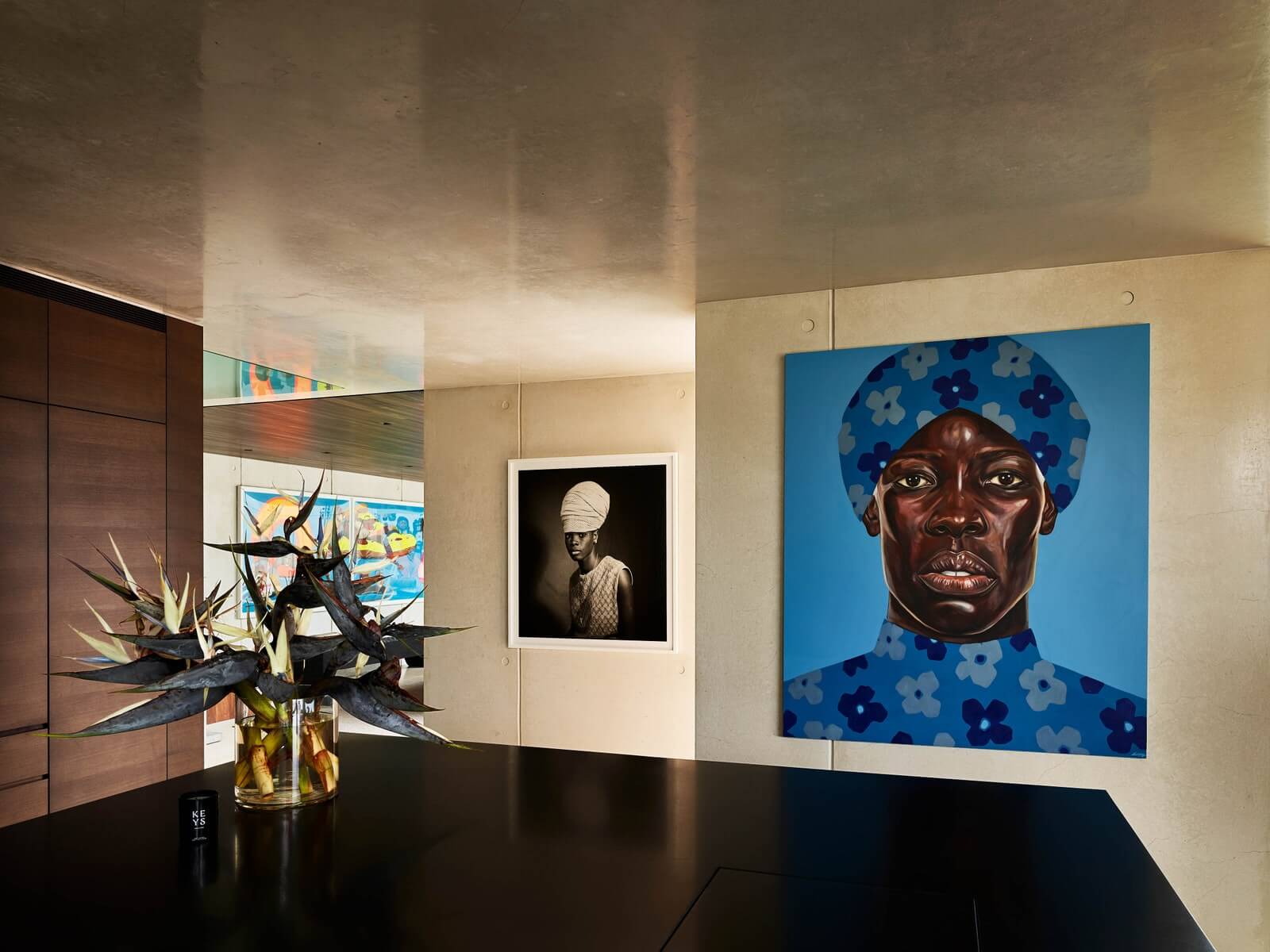 Alicia Keys home in San Diego with Black Artists artworks