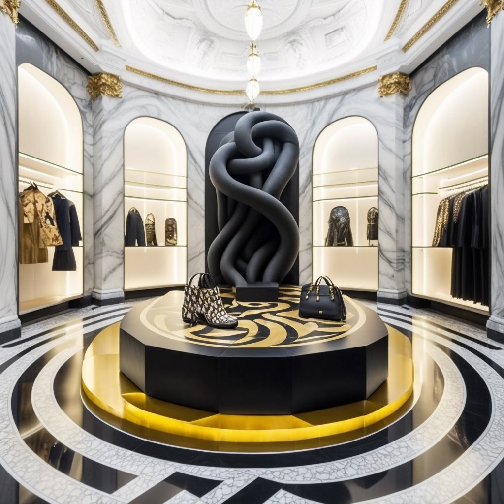 Versace store redesign by Shail Patel