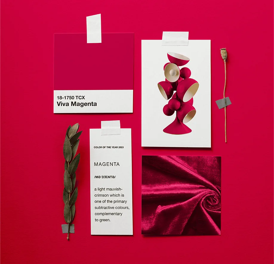 The Pantone Color Of The Year 2023: Viva Magenta