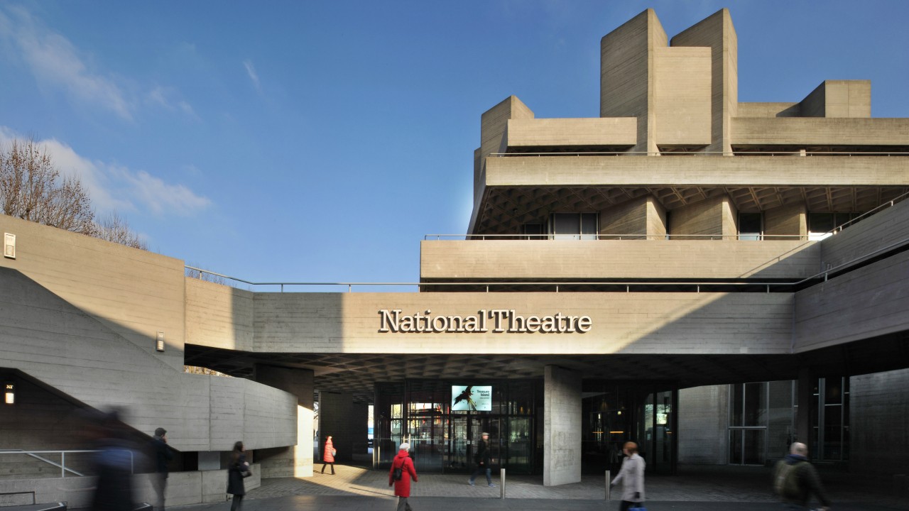 What is brutalist design, brutalist furniture, and brutalist architecture - national theater in london