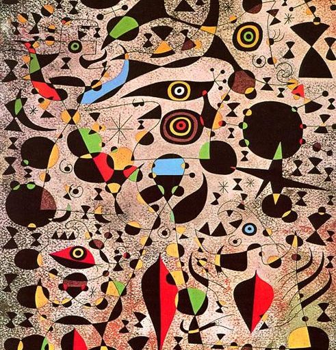 Joan Miró Wood Marquetry